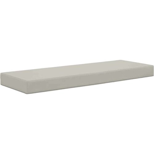  Jastuk za sjedalo Sivi 115 x 40 x 8 cm 100% poliester - Sivi 115 x 40 cm Slike