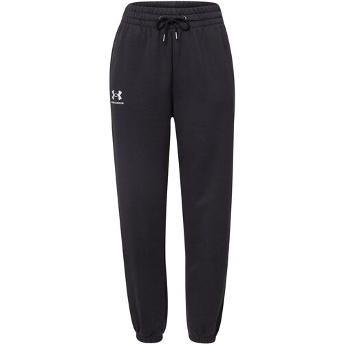 Under Armour Sportske hlače 'Essential' crna / bijela Cene