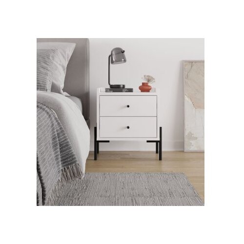 Hanah home noćni stočić malta white Cene