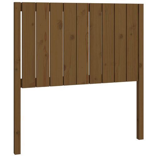 vidaXL Posteljno vzglavje medeno rjavo 95,5x4x100 cm trdna borovina, (20643851) Cene