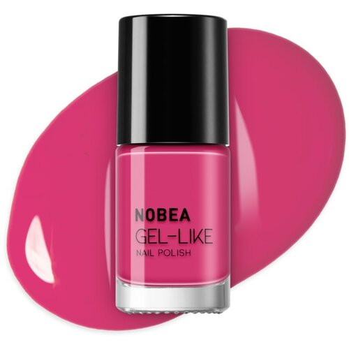 NOBEA Day-to-Day Gel-like Nail Polish lak za nohte z gel učinkom odtenek #N71 Pink blossom 6 ml Slike