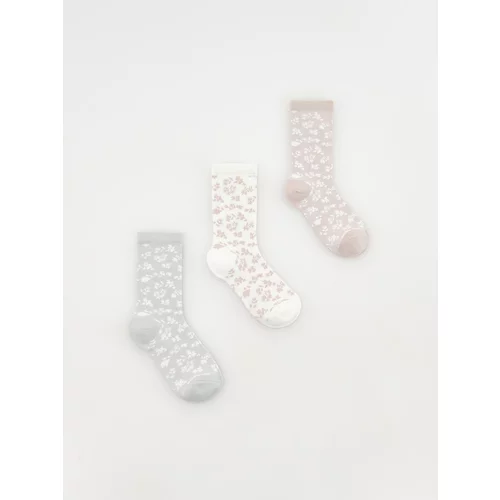 Reserved - Komplet od 3 para čarapa - pastelnoružičasto