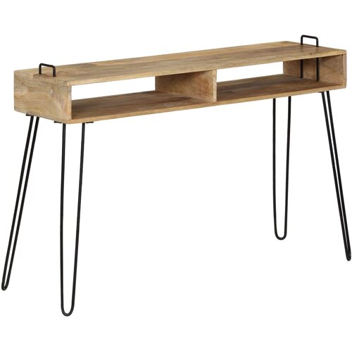  Konzolni stol od masivnog drva manga 115 x 35 x 76 cm Slike