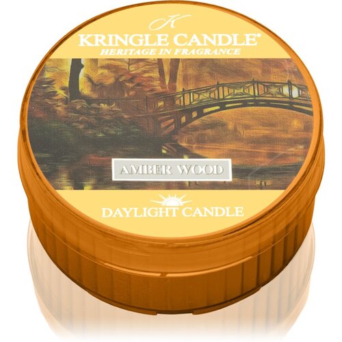 Kringle Candle Amber Wood čajna svijeća 42 g Cijene