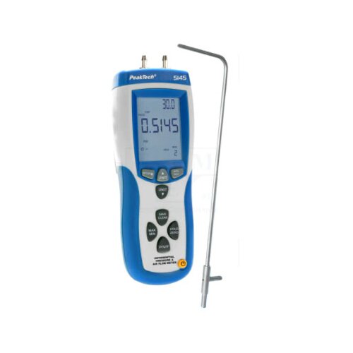  Digitalni merač diferencijalnog pritiska, protok, temperatura i brzina vazduha model PKT 5145 Cene