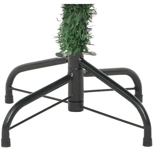 VidaXL Božićno drvce s 300 LED svjetlima s stalakom Zelena 210 cm PVC Slike