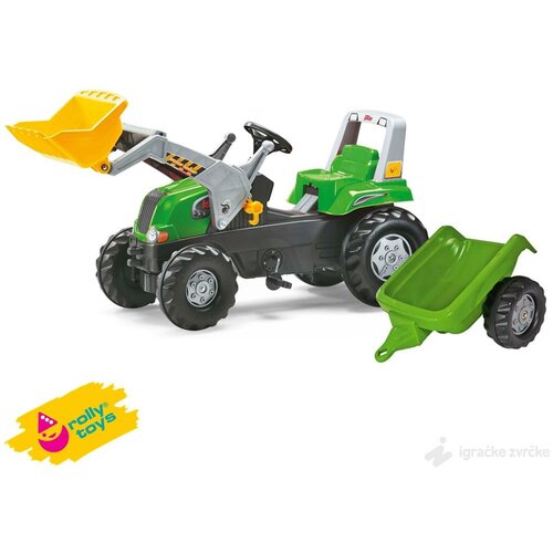 Rolly Toys traktor junior sa kašikom i prikolicom (812202) Slike