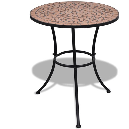 Bistro stolić terakota 60 cm s mozaikom Slike