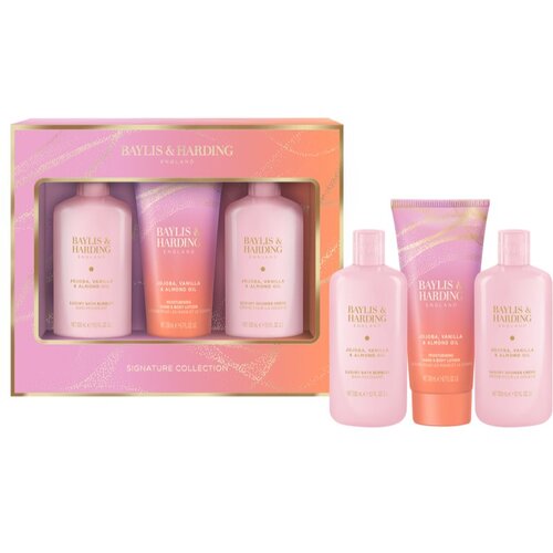 Baylis &amp;amp; Harding Jojoba, Vanilla &amp;amp; Almond Oil darilni set za ženske z mandljevim oljem Slike