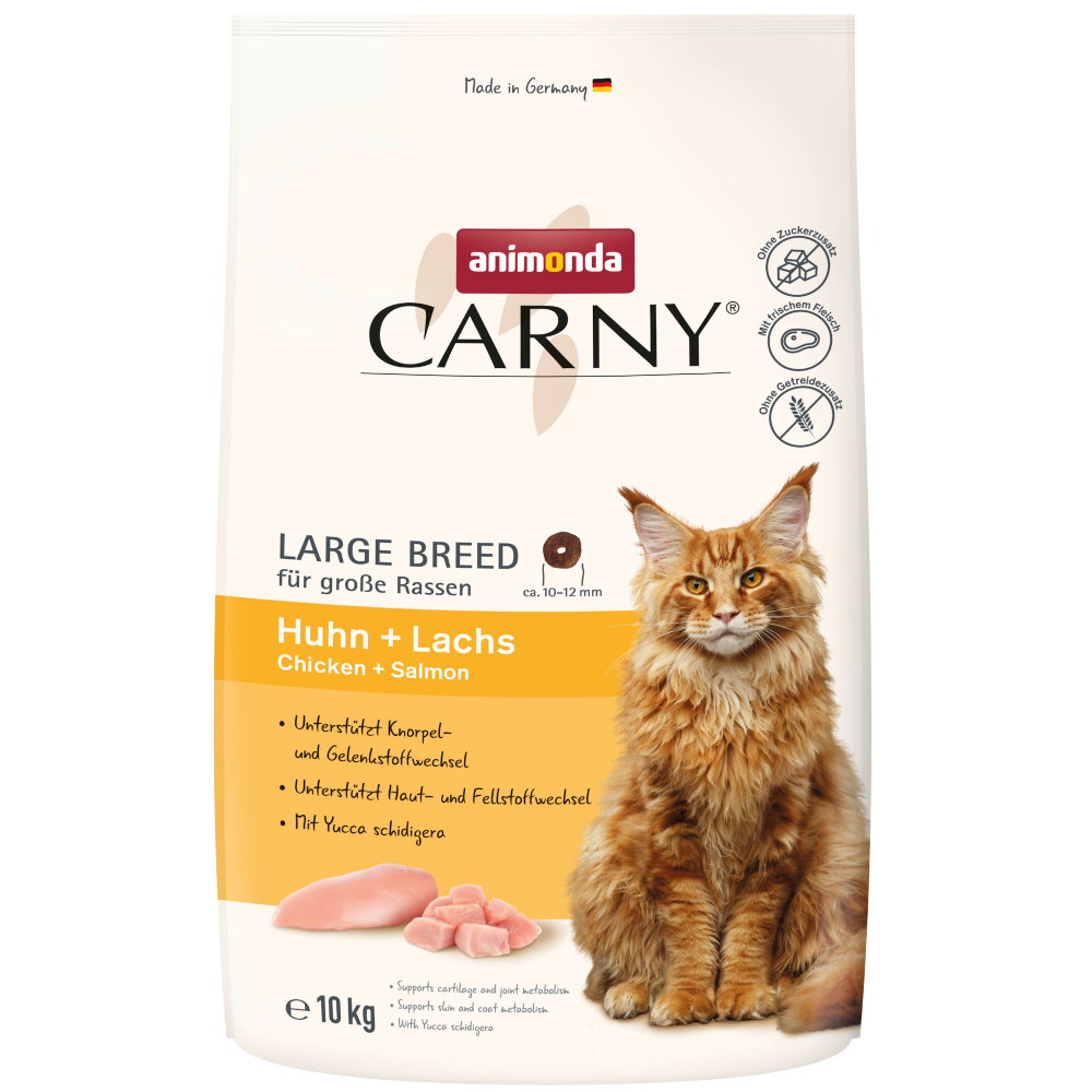 Animonda Carny Large Breed piletina + losos - 10 kg Slike