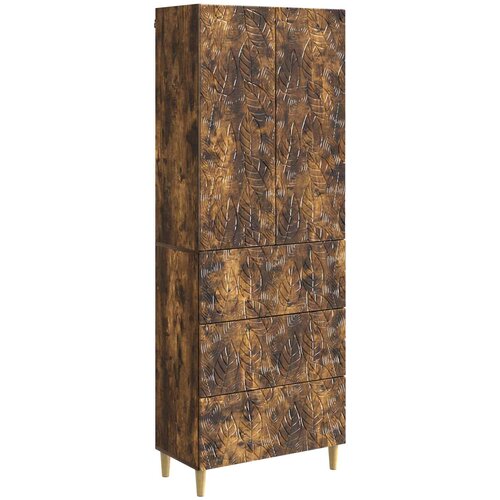 vidaXL Set ormara 2 kom. 66 x 34 5 x 90 cm Konstruirano drvo - Dimljeni hrast Cene
