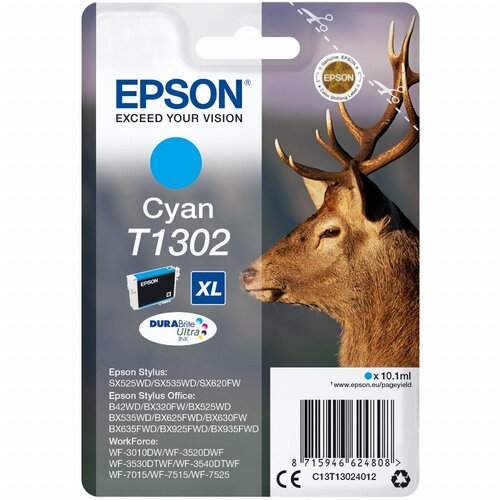 Epson T1302 XL Cyan kartu&amp;scaron;a - C13T13024010, (20304835) Slike