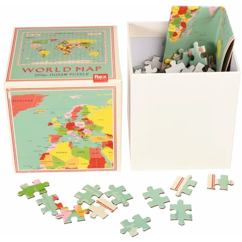 Rex London dječje puzzle karta svijeta