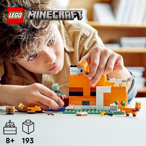 Lego 21178 LEGO Minecraft Lisičije prenoći&amp;scaron;te Slike