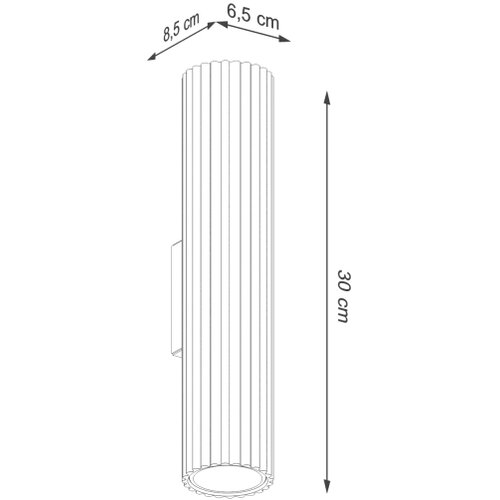  Brilagi - LED zidno svetlo CRESTO 2xGU10/10W/230V 30 cm belo Slike