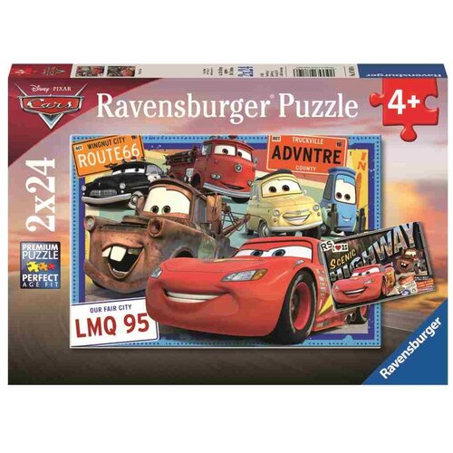 Ravensburger Puzzle Carsi 2x24kom Slike