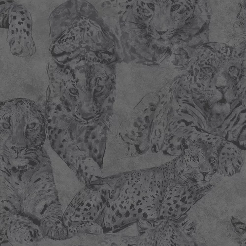 Decoprint Wallcoverings Tapeta Blooming Panther (3 boje)