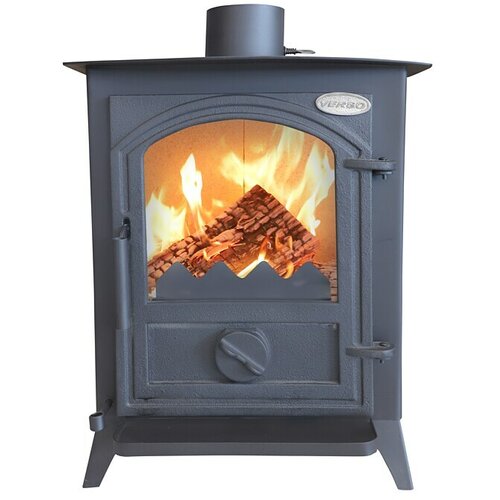  Kamin na drva Verso 1 CID (7,5 kW, Kapacitet grijanja prostorije: 100 m&amp;sup3;, Crne boje) Slike