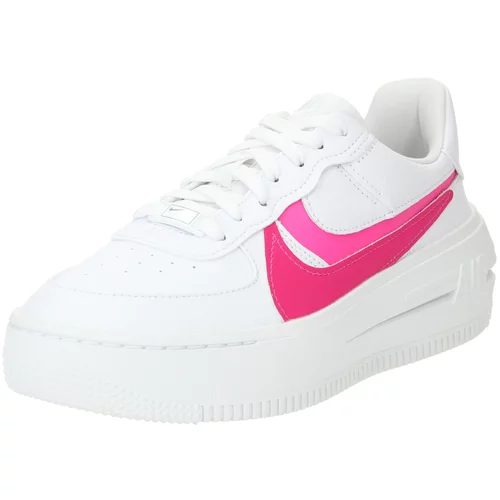 Nike Sportswear Nizke superge 'Air Force 1' roza / temno roza / bela
