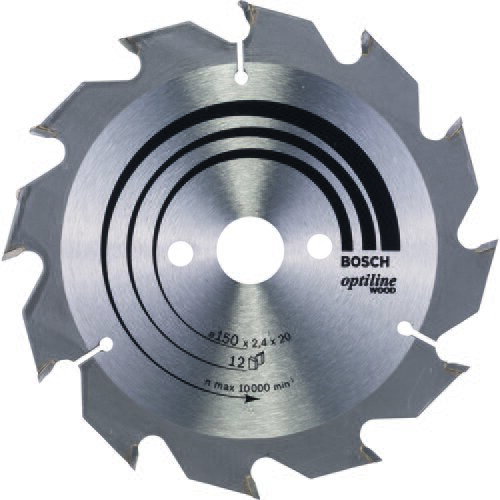 Bosch List kružne testere Optiline Wood 150 x 20/16 x 2,4 mm, 12 2608641169, 150 x 20/16 x 2,4 mm, 12 Slike