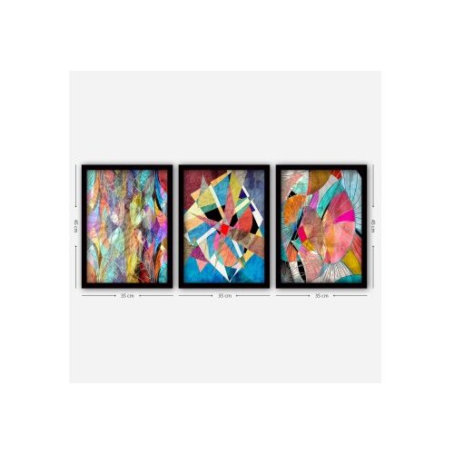 WALLXPERT slika iz 3 dela colors (3SC199) Slike