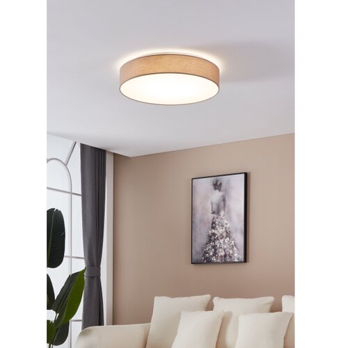Eglo Romao 3 plafonjera/1, led, 40w, prečnik 570, sa daljinskim, dimabilna, sivo/bela Slike