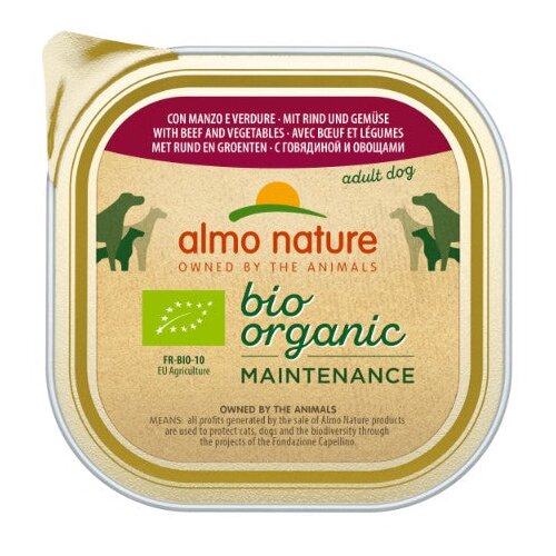 Almo Nature Bio Organic - govedina in zelenjava 300 g Slike