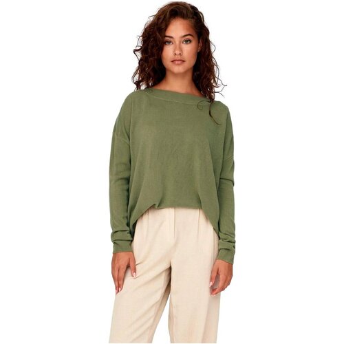Only Telovniki &amp;amp; Jope JERSEY PUNTO MUJER 15280492 Zelena Slike