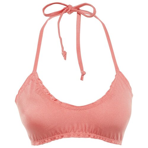 Trendyol Pink Frill Detailed Bikini Top Slike