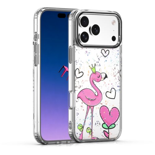 Onasi Clear Case Flamingo za iPhone 17 - prozoren Cene