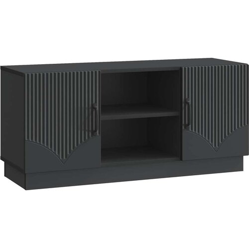 TV ormar Crna 102 x 34 5 x 47 cm Konstruirano drvo - Crna Cijene