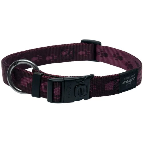 Rogz alpinist ogrlica za pse od mekane tkane trake xl — 43–70 cm ljubičasta Cene