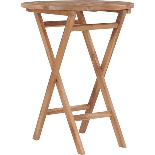 vidaXL sklopivi vrtni stol 60 cm od masivne tikovine Cene