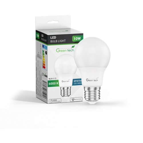 Greentech Green Tech LED žarulja10W, 6000K, E27, A60, Flux: 1000 lm, IP40, Epistar chip Cijene