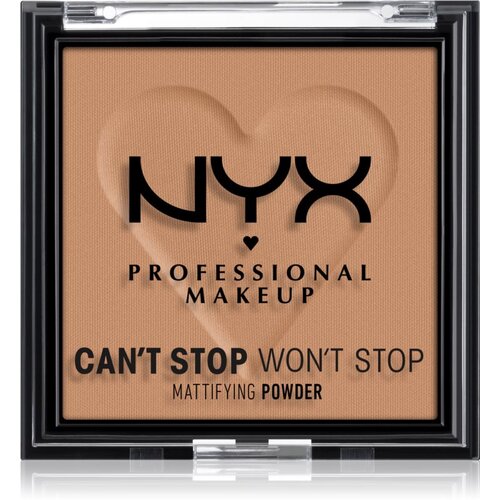 NYX Professional Makeup Can't Stop Won't Stop Mattifying Powder matirajoči puder odtenek 07 Caramel 6 g Cene