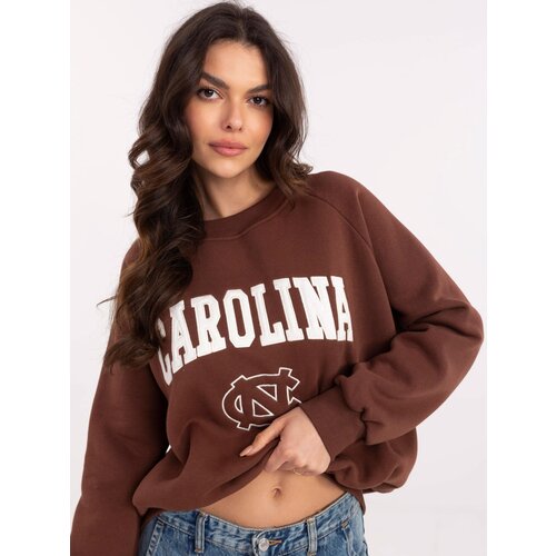 My Red Lips Sweatshirt-EM-BL-857-1.26X-brown Cene