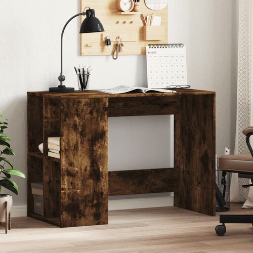 vidaXL Radni stol boja dimljenog hrasta 102x50x75 cm konstruirano drvo Cijene
