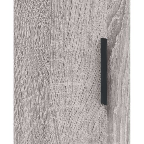 VidaXL Visoka komoda siva boja hrasta 69 5x31x115 cm konstruirano drvo Slike