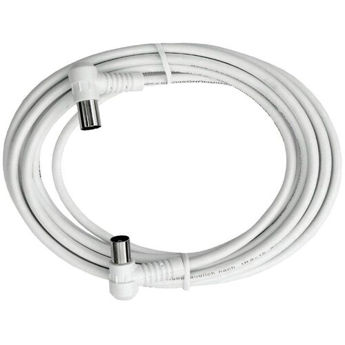 AXING Antenski priključni kabel [1x antenski vtič 75 - 1x antenska vtičnica 75 ] 1.50 m 85 dB bele barve, (20431816) Cene