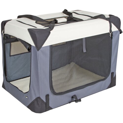 Kerbl Pet transporter Journey, sivi / bež - D 92 x &Scaron; 65 x V 66 cm Cijene