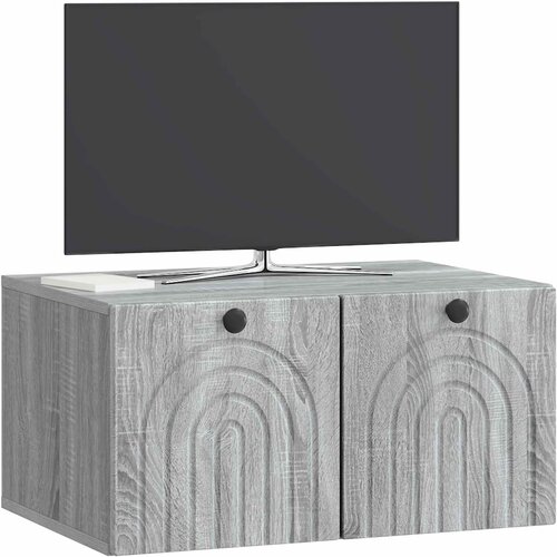  ormar za zid Siva sonoma 59,5 x 41 x 30 cm Konstruirano drvo Slike
