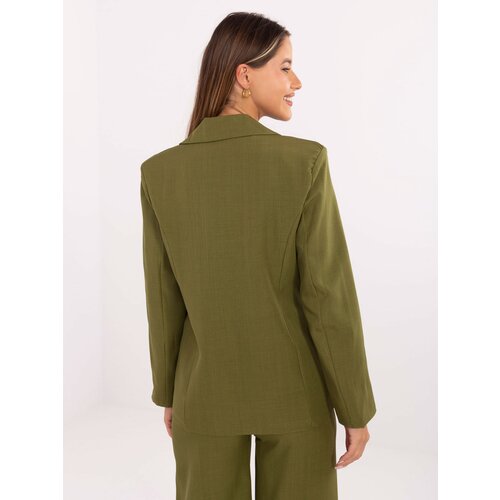 RUE PARIS Blazer-IT-MA-FL8391.87-olive Slike