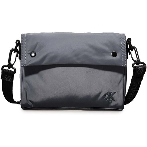 Calvin Klein Jeans Torbe Ultralight Slim Flap Bag Ny Siva Slike