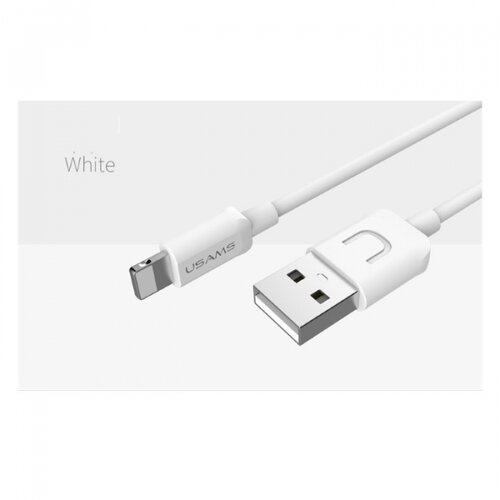 Usams podatkovni kabel U2 SJ097 lightning 2A dožina 1 m qc - bel Cene