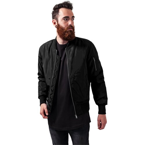 Urban Classics 2-Tone Bomber Jacket blk/blk Slike