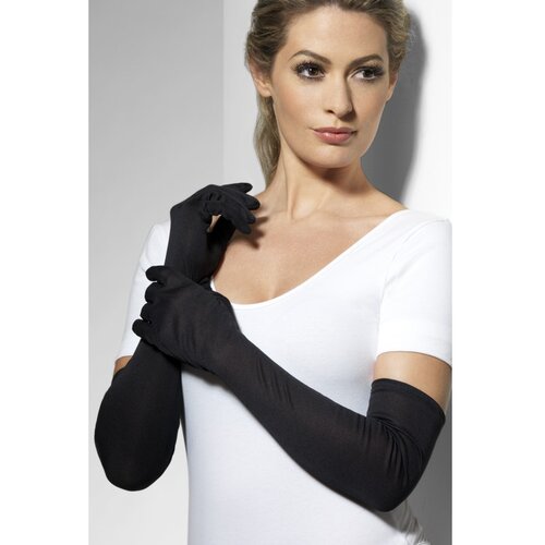 Fever Long Gloves 9363 Black Cene