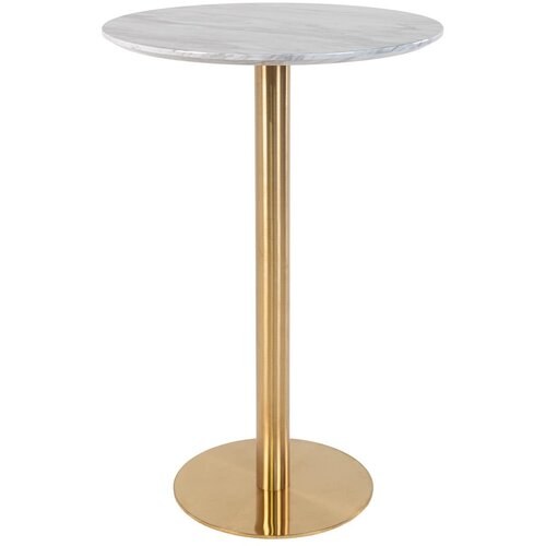 House Nordic Okrugao barski stol s pločom stola u mramornom dekoru ø 70 cm Bolzano – Cene