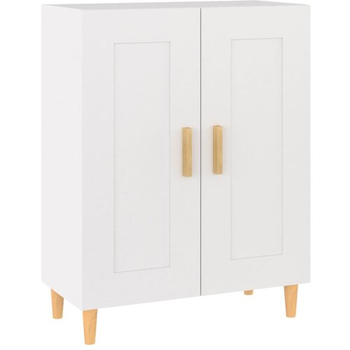 Maison Chic Komoda - Predalnik bela 69,5x34x90 cm konstruiran les, (21716194) Slike