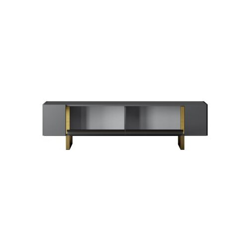 Hanah home tv polica yildiz anthracite gold Slike