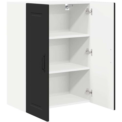 VidaXL Zidni kuhinjski ormarić Crna 60 x 31 x 80 cm Konstruirano drvo Slike